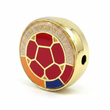 Dije Escudo Selección Colombia Doble Cara Gold Filled