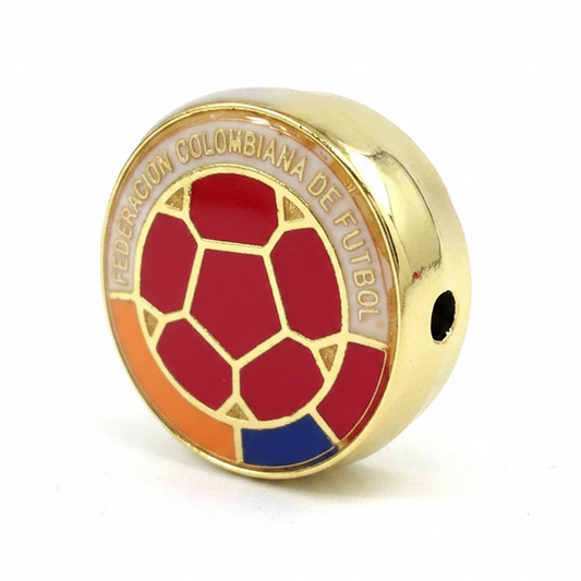 Dije Escudo Selección Colombia Doble Cara Gold Filled