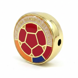 Dije Escudo Selección Colombia Doble Cara Gold Filled