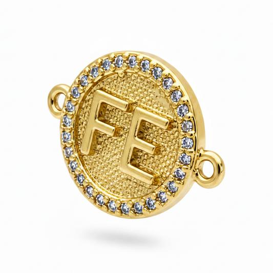 Dije Fé Pulsera Dorado Rodinado