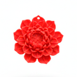 Dije Flor De Loto 4cm En Acrilico