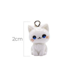 Dije Gato Blanco Acrílico
