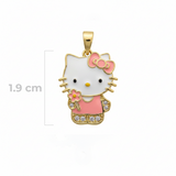 Dije Hello Kitty Rosada Rodinado