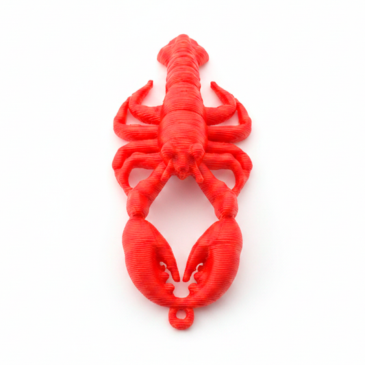 Dije Langosta 4.5Cm Collar Acrílico