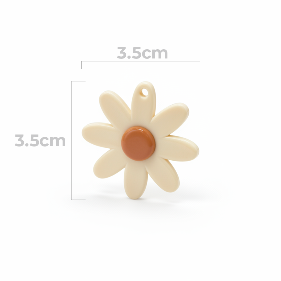 Dije Margarita Acrilico 3.5 Beige
