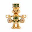 Dije Pato Oro Laminado Para Pulsera