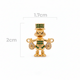Dije Pato Oro Laminado Para Pulsera