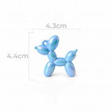 Dije Perro Globo Chunky Azul Cielo Perlado AB
