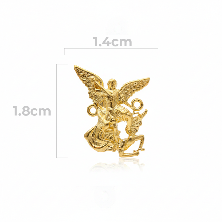 Dije San Miguel Oro Laminado Para Pulsera
