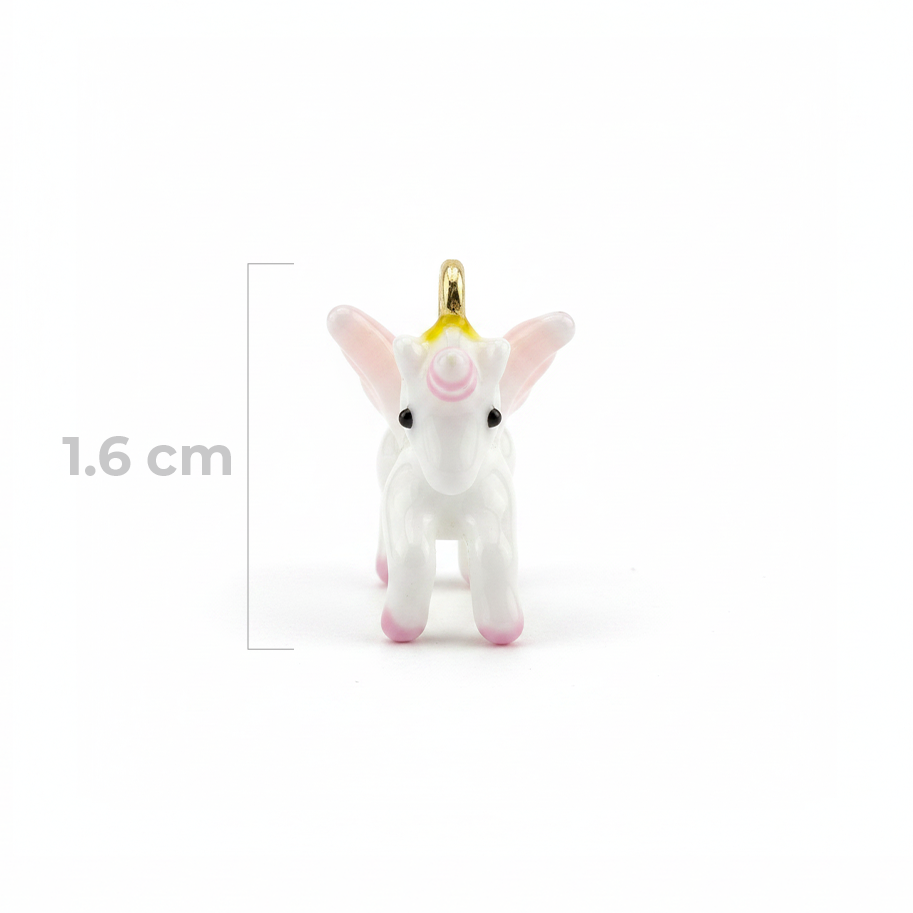Dije Unicornio Rodinado Pintado
