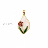 Dije Vintage Rosa Nacarada Rodinado