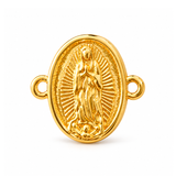 Dije Virgen Guadalupe Lisa Dorado Rodinado