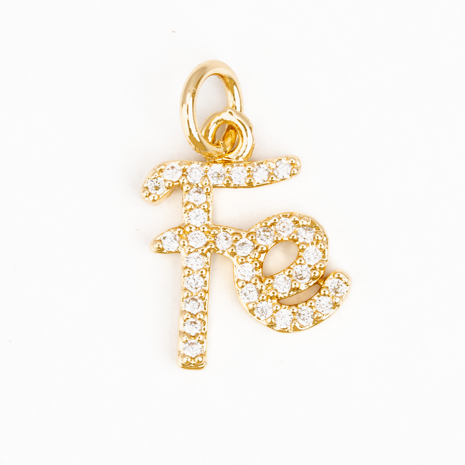 Dije Fe Circones Dorado Rodinado