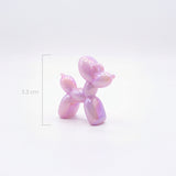 Dije Acrílico Perro Globo Lila Perlado Boreal