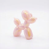 Dije Acrílico Perro Globo Rosado Perlado Boreal