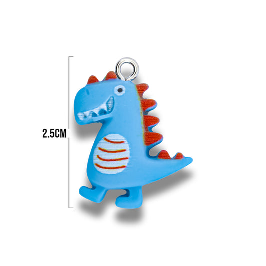 Dije Acrílico Dinosaurio Azul