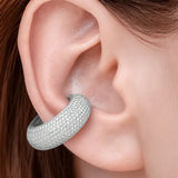 Ear Cuff Chunky 02 Plateado Rodinado /2..5 Cm