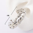 Ear Cuff Chunky 10 / 3 Cms Plateado Rodinado