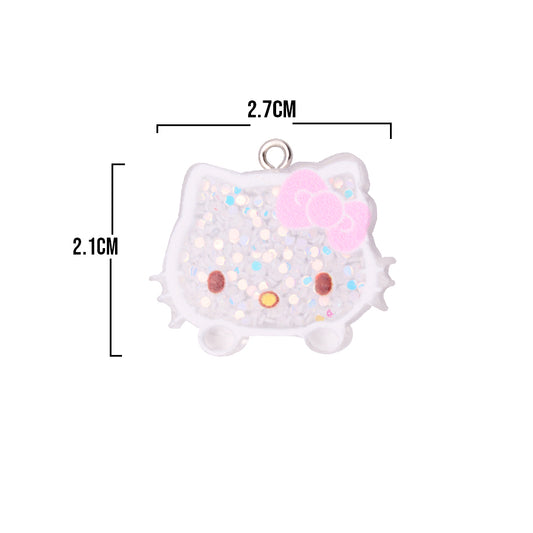 Dije Sanrio Encapsulado Hello Kitty Acrílico