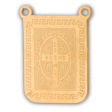 Escapulario San Benito Dorado Acero