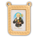Escapulario San Benito Dorado Acero