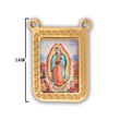 Escapulario Virgen Guadalupe Dorado Acero