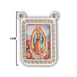 Escapulario Virgen Guadalupe Plateado Acero