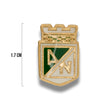 Dije Escudo Atl Nacional Gold Filled