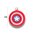 Dije Acrílico Escudo Capitan America