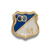 Dije Escudo Millonarios Gold Filled