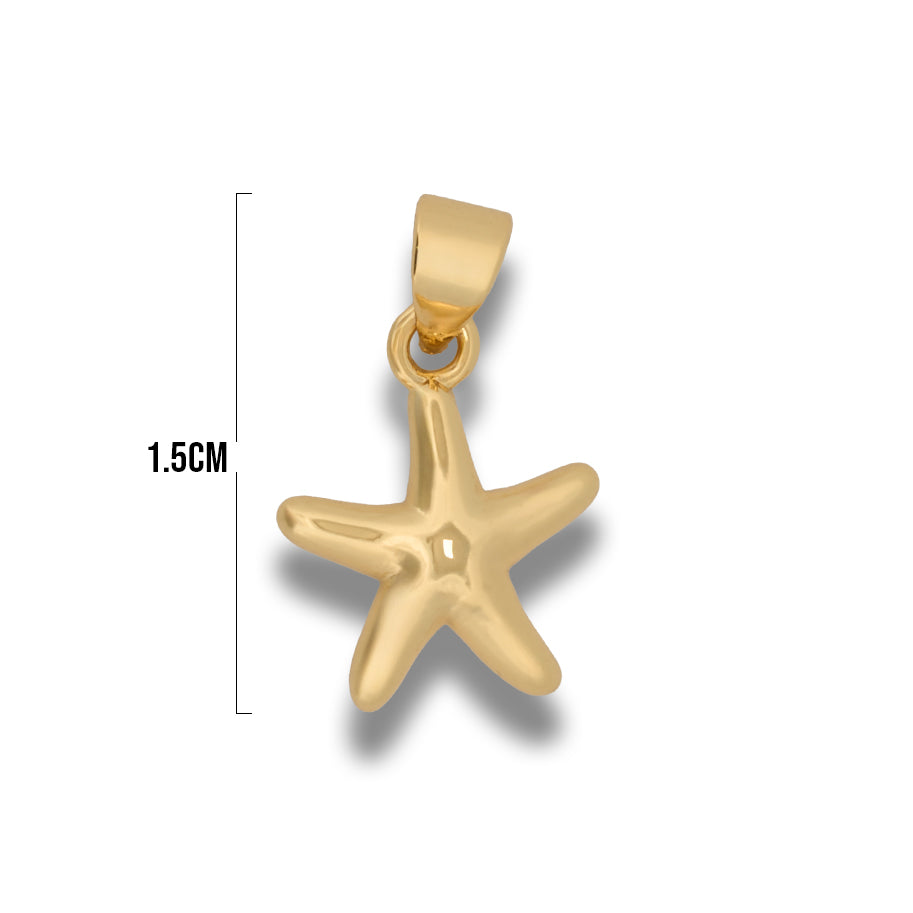 Dije Estrella De Mar Lisa Dorado Rodinado