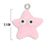 Dije Estrella De Mar Acrílico