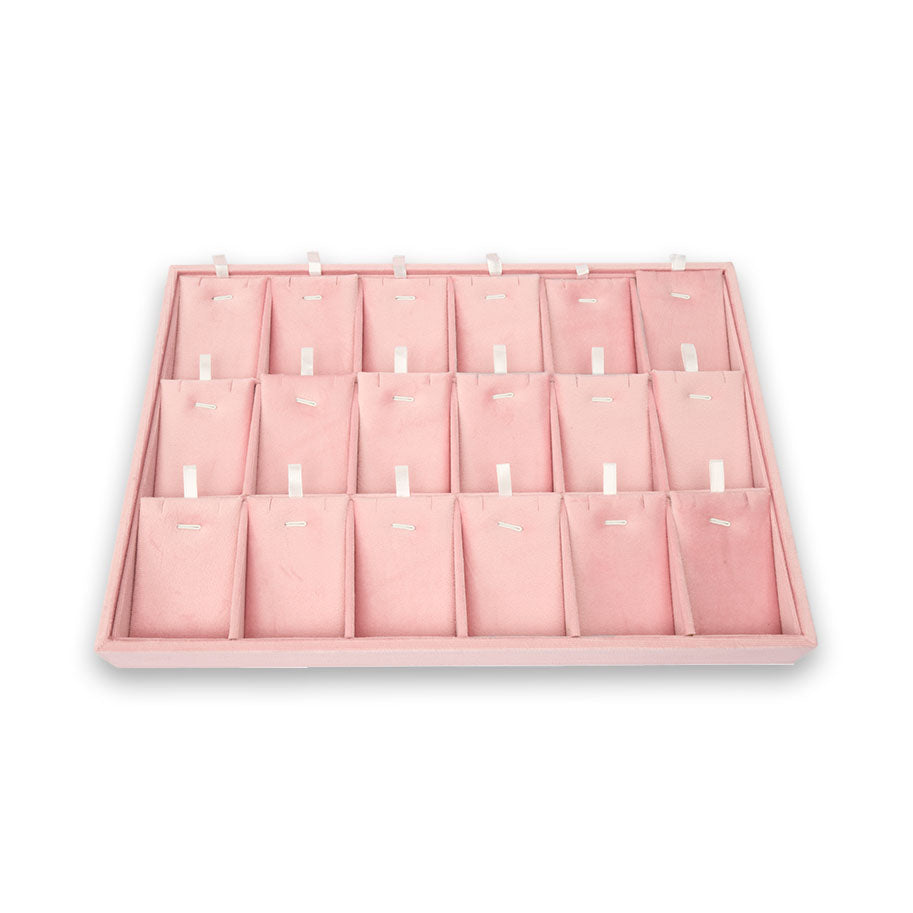 Exhibidor Múltiple De Accesorios Rosado x 18 Puestos – Santorini