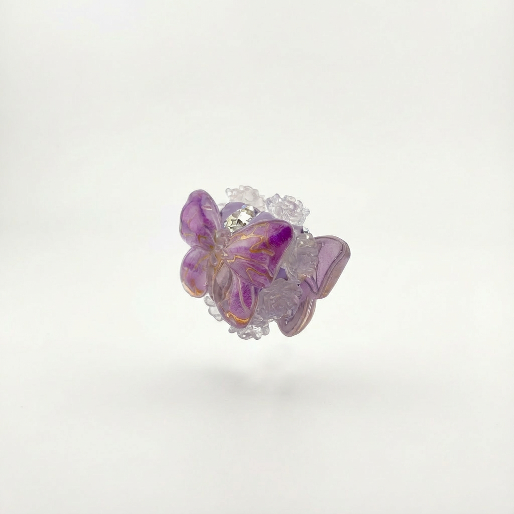 Mariposa Grande Lila Exclusive Grande Pasador