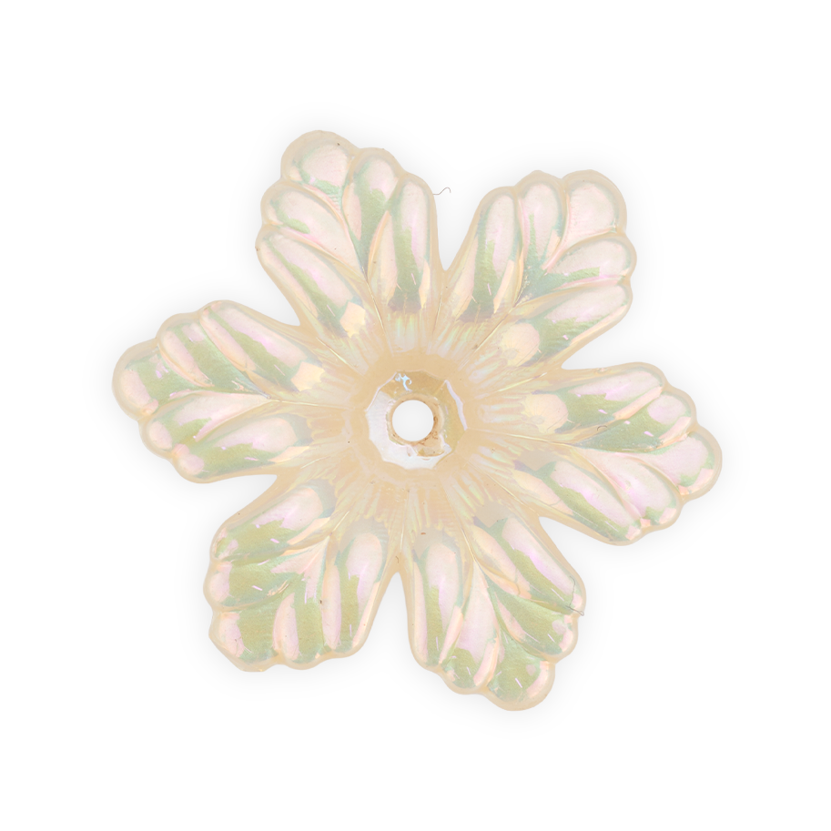 Flor Plástica Perlada AB 20mm x Unidad