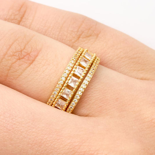 Anillo G #3 Ajustable Rodinado