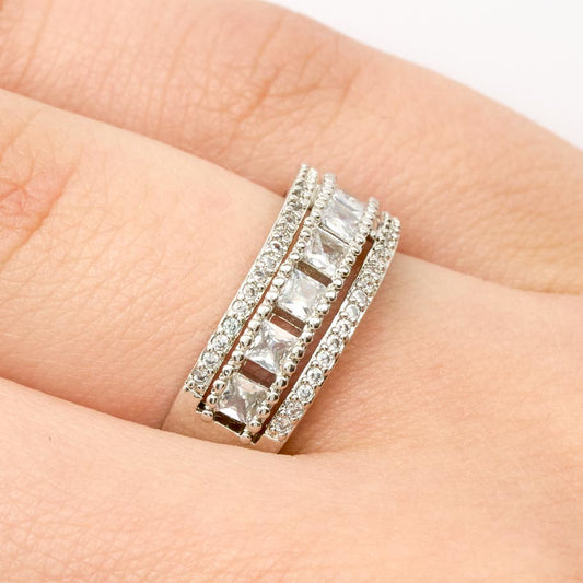 Anillo G #4 Ajustable Rodinado