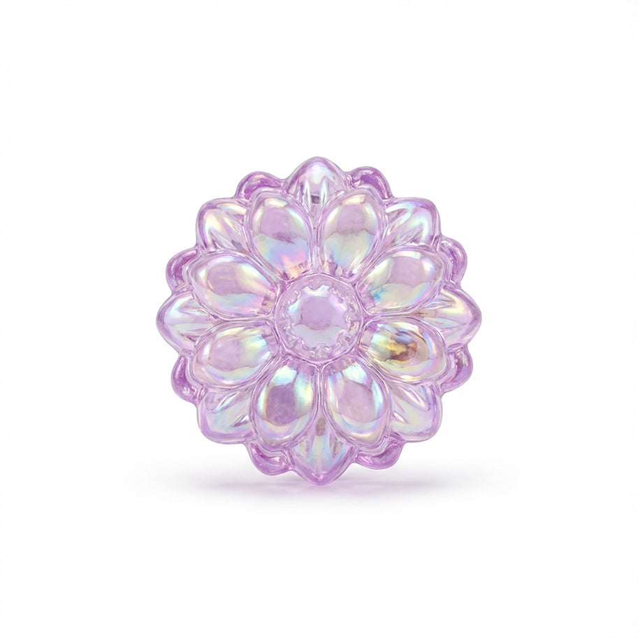 Girasol Pasador Acrílico Perlado Surtido x Unidad