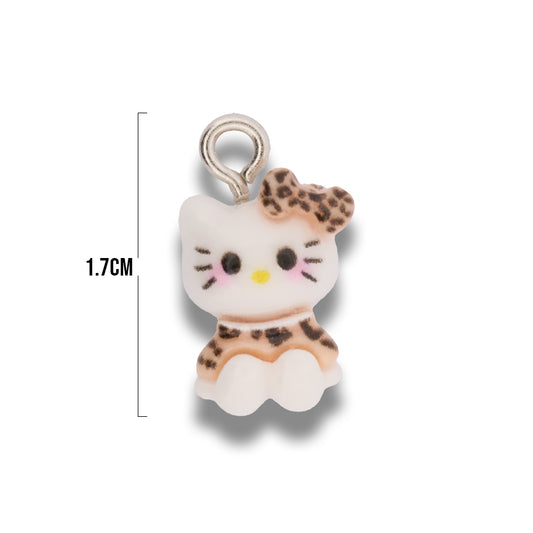 Dije Acrílico Hello Kitty Animal Print