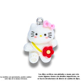 Dije Acrílico Hello Kitty Bolsito