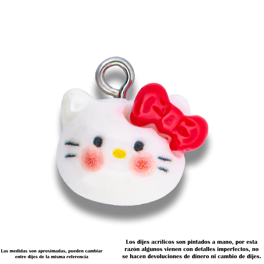 Dije Hello Kitty Carita Mini Acrilico