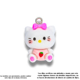 Dije Hello Kitty Fresita Acrilico