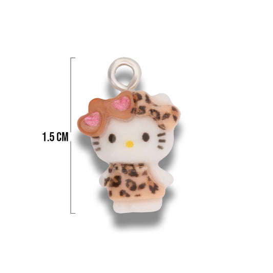 Dije Acrílico Hello Kitty Safari