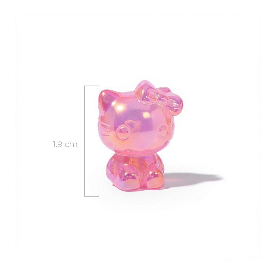 Hello Kitty Pasador Acrílico Fucsia Destellos