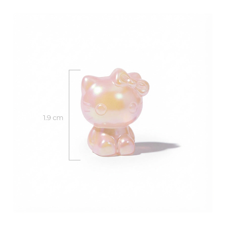 Hello Kitty Pasador Acrílico Rosado Destellos