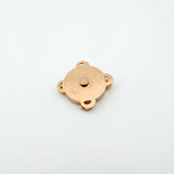 Herraje Broche Imantado Dorado Para Bolsos/Carteras 18mm