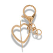 Herraje Corazón Dorado Para Llavero