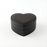 Joyero Corazón Negro Con Espejo
