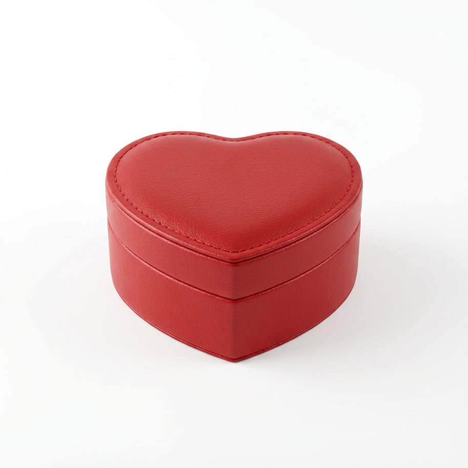 Joyero Corazón Rojo Con Espejo