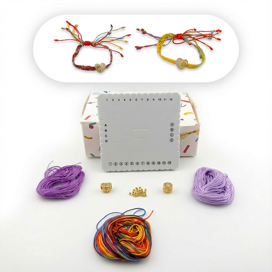 Kit de Kumihimo Cuadrado + Curso Virtual Gratis